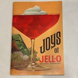 Vintage 1960's Joys of Jell-O Gelatin Dessert Booklet 5th Edition